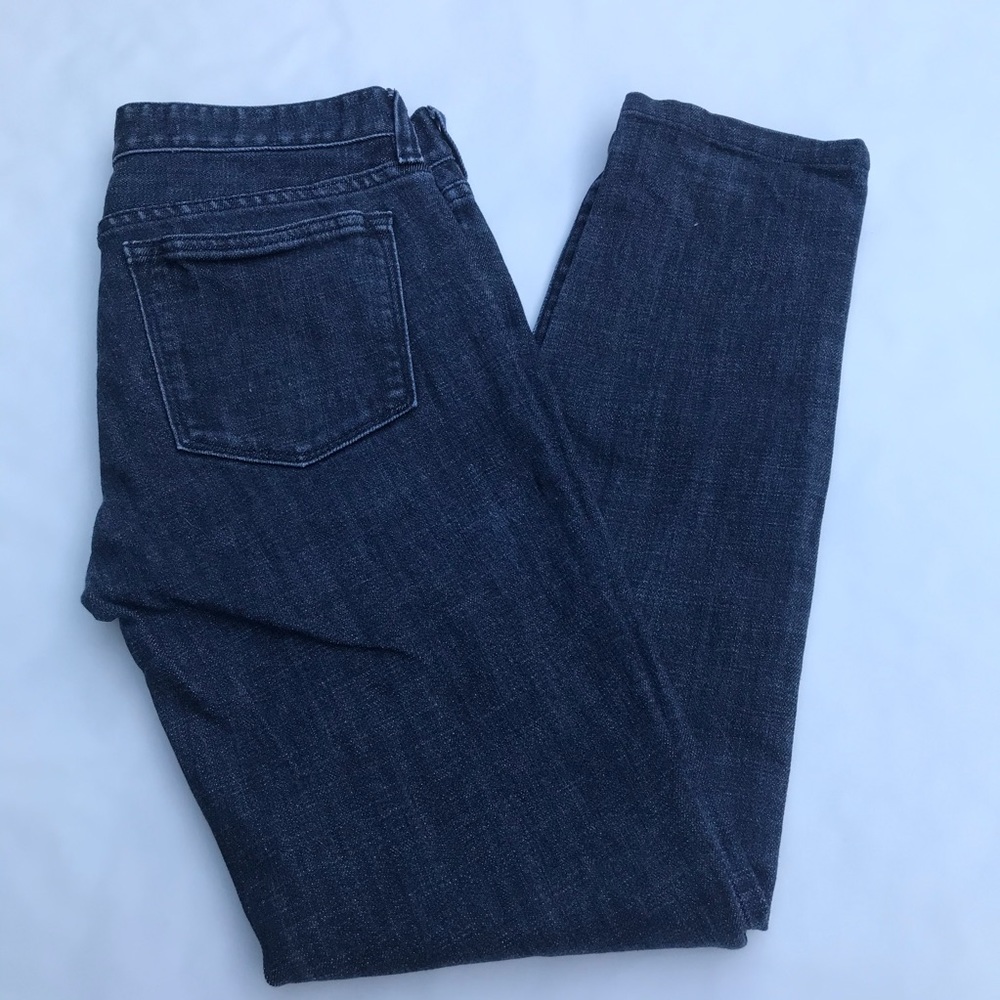 J.Crew Toothpick Skinny Jeans Dark Wash Stretch Denim Size 25